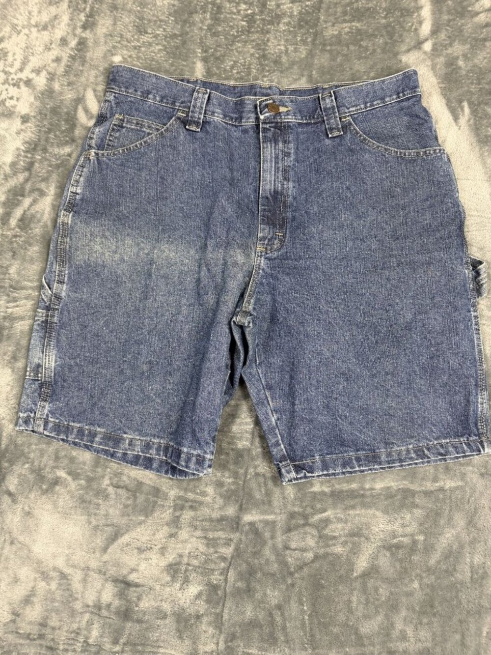 Wrangler Carpenter Denim Shorts Blue Size 34